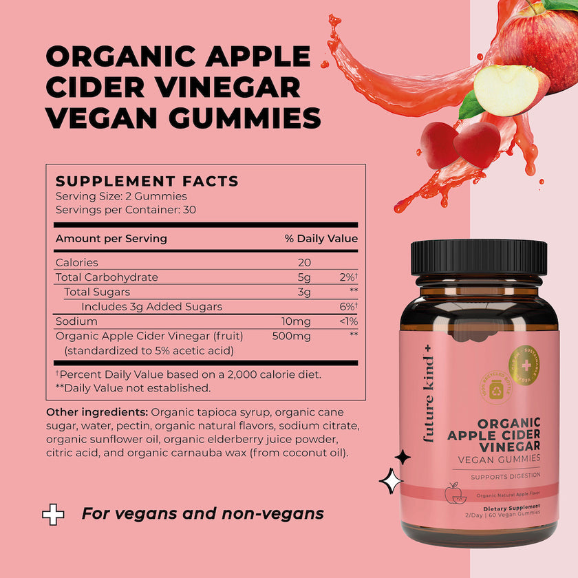 Nutrition facts for Vegan Gummy Beauty Bundle